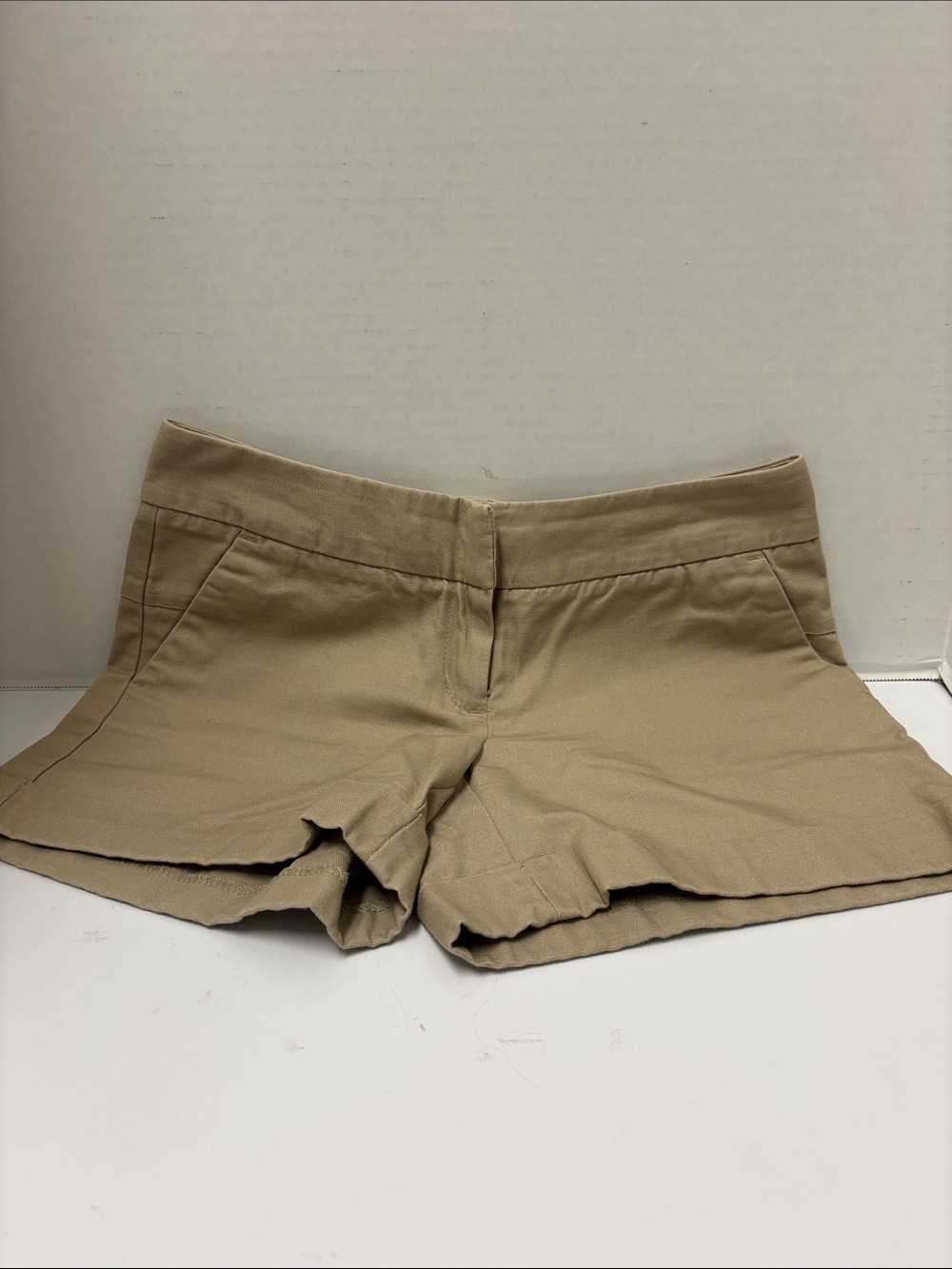 The Limited Tan Cuffed Shorts